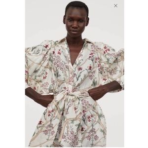 Johanna Ortiz for H&M Linen Orchid Shirt Dress